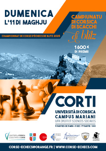 Championnat de Corse de Blitz 2025 : record de participation et sacre mérité pour Guillaume Paoli Championnat de Corse de Blitz 2025 : record de participation et sacre mérité pour Guillaume Paoli