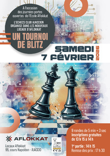 Tournoi de Blitz Aflokkat - 07/02/2026 Tournoi de Blitz Aflokkat - 07/02/2026