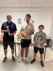Lisandru Giordani remporte le tournoi de fin de saison de l'Échecs Club Ajaccien