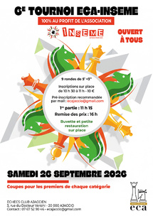 6e Tournoi ECA – INSEME - 26/09/2026