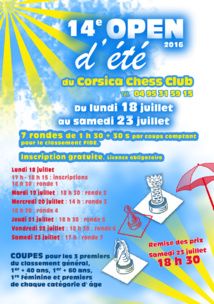 Le 14e Open d'été à Ludovic Utrera !