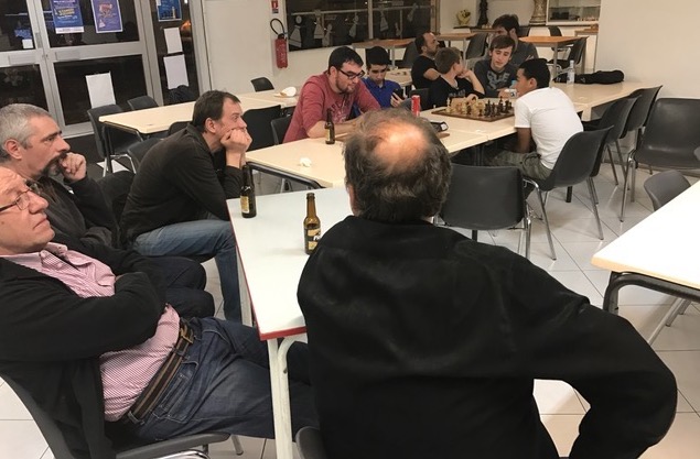 Plusieurs membres du pole espoir ont assisté à la partie et bénéficié des commentaires de joueurs très huppés !