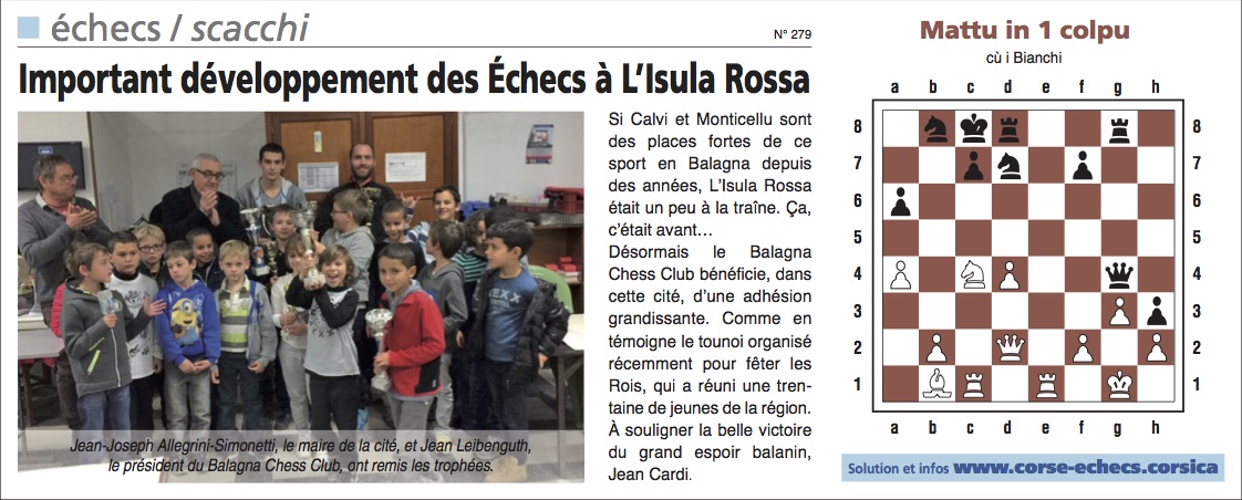 Corse-Matin du 15 janvier 2017