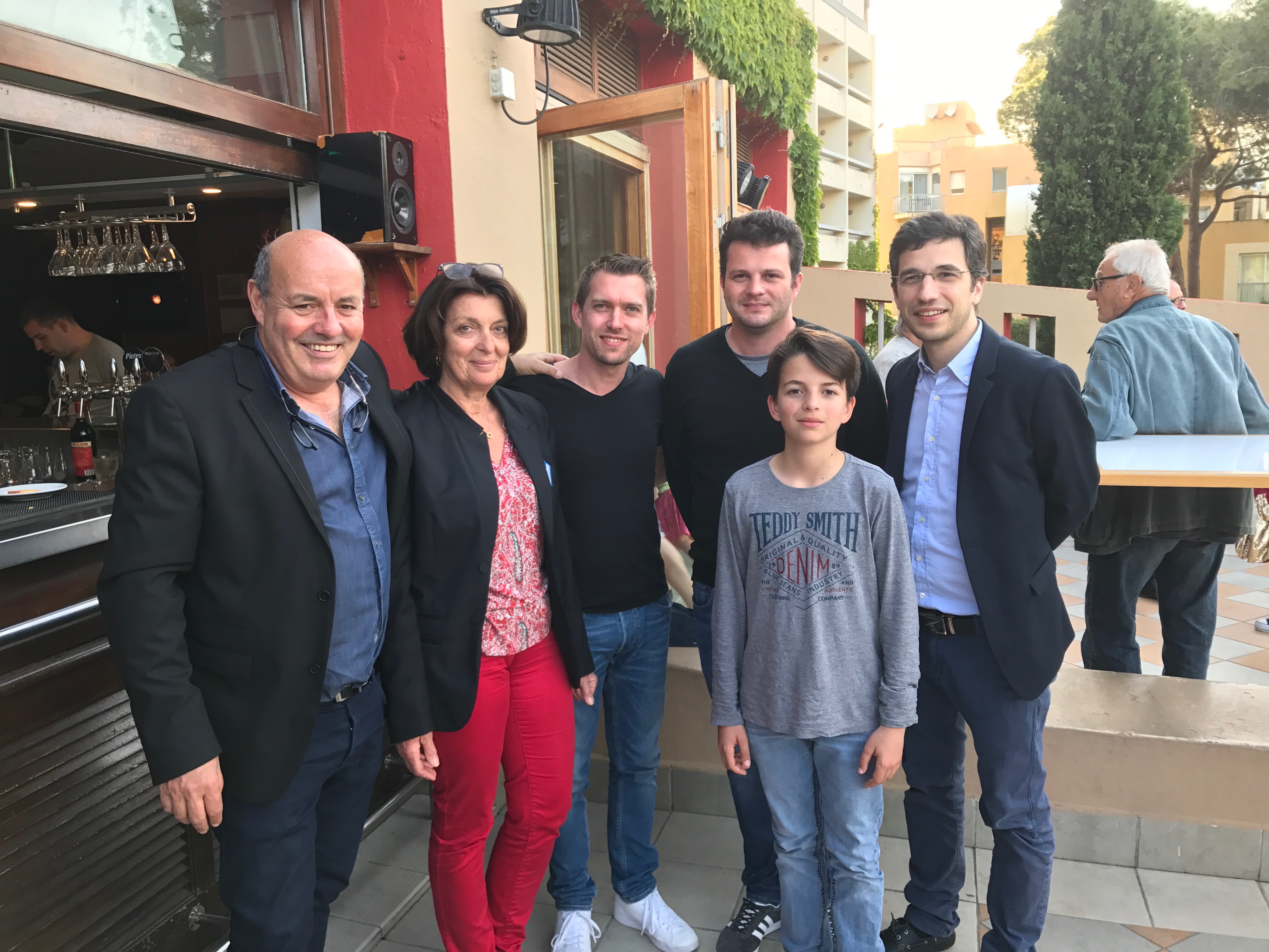 La direction de l'hotel Balagna accueille champions et organisateurs