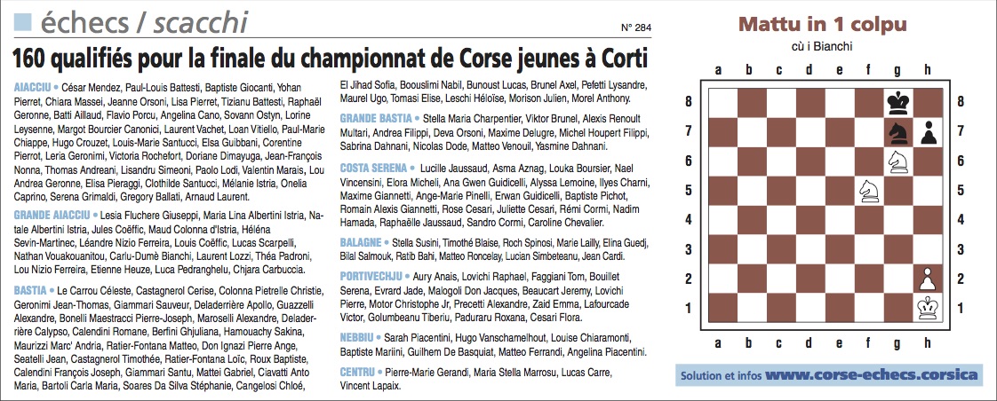 Corse-Matin du 19 février 2017