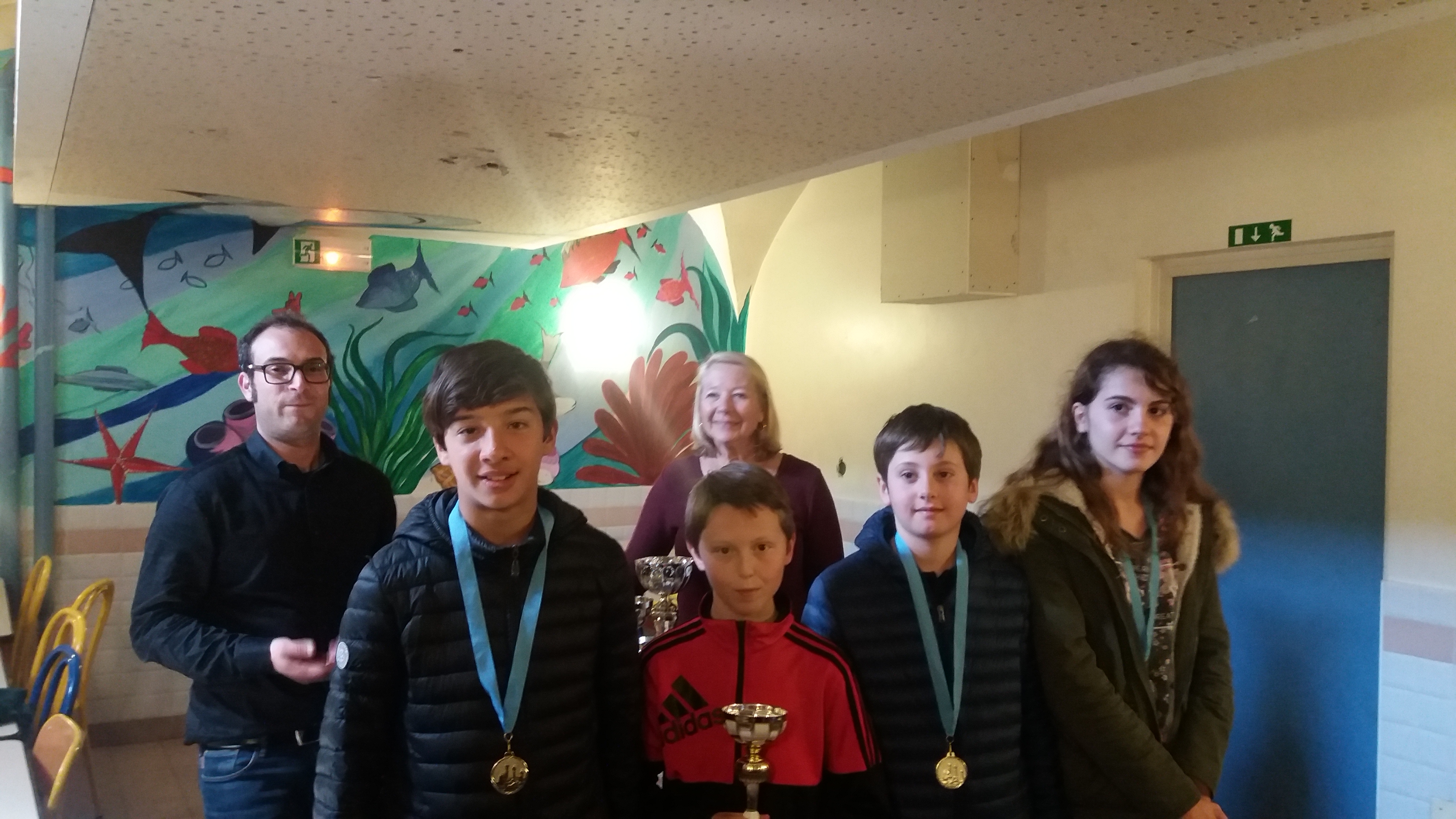 Les vainqueurs du Collège Saint Paul
