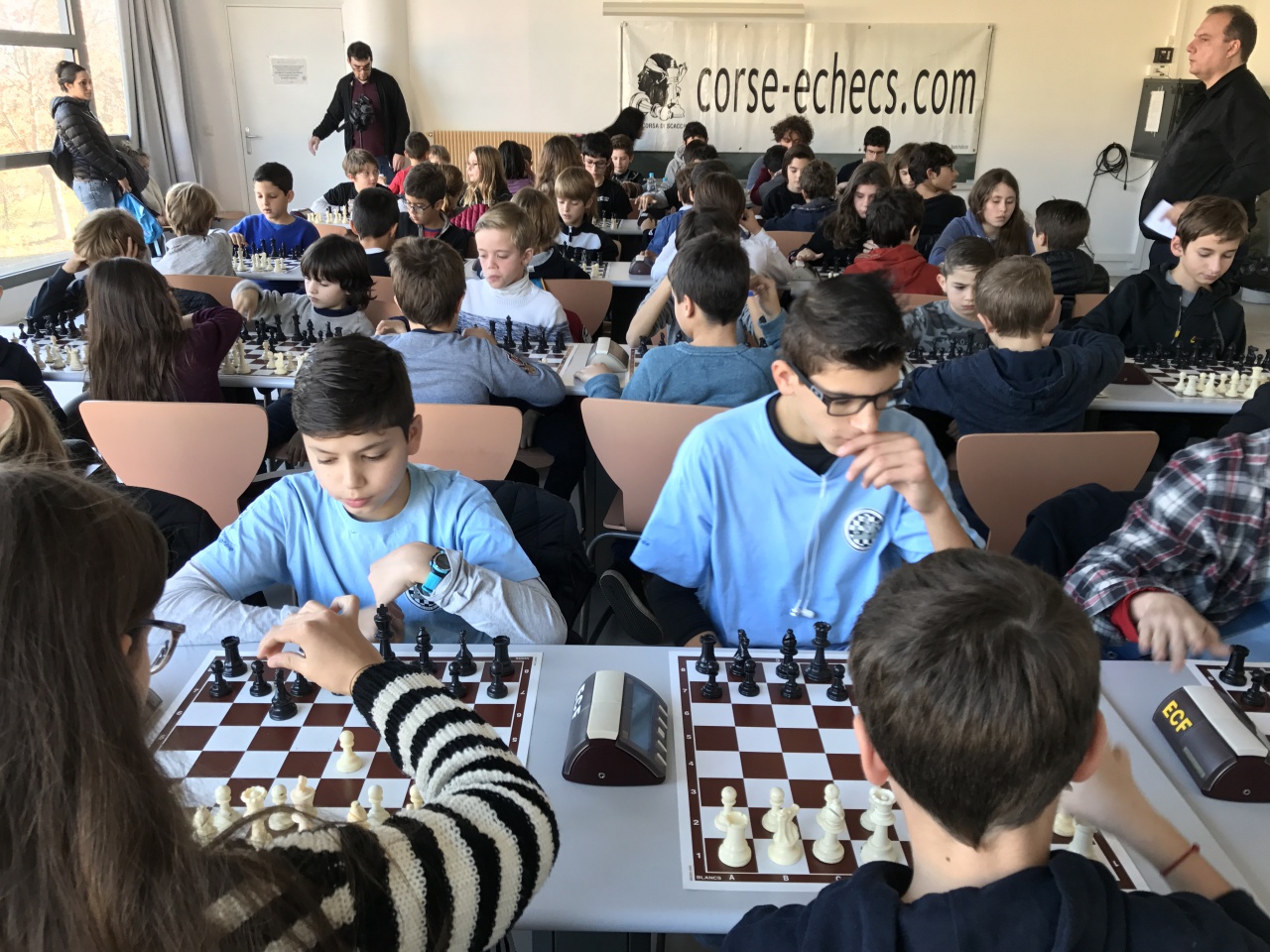 Une vue de la compétition des jeunes