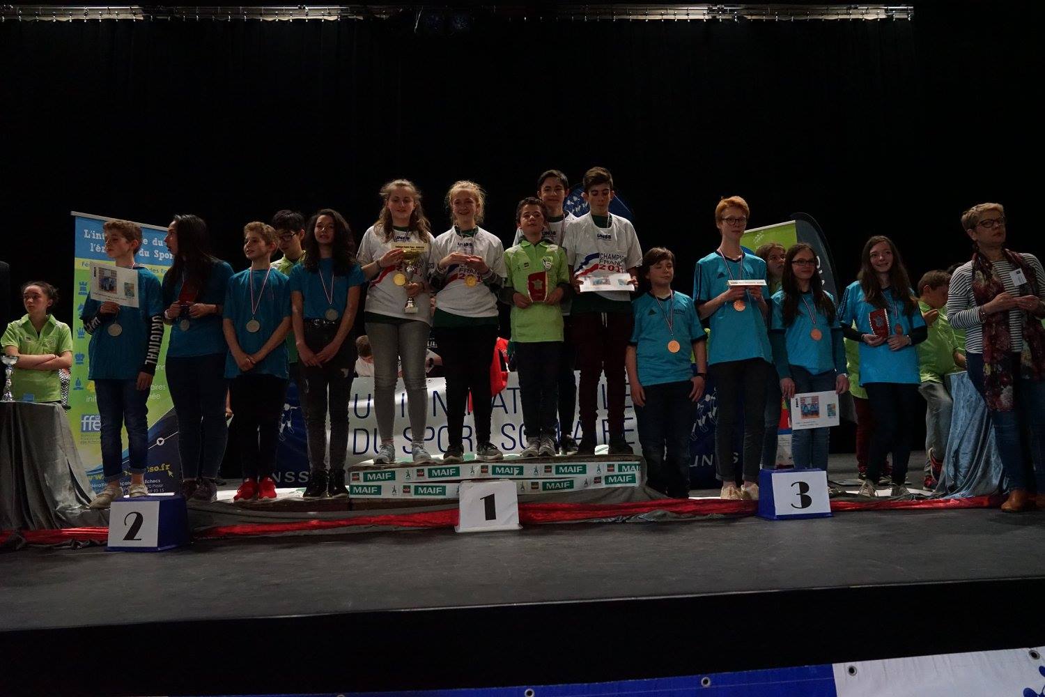 Le collège St Paul Champion de France UNSS, le Fesch 4e