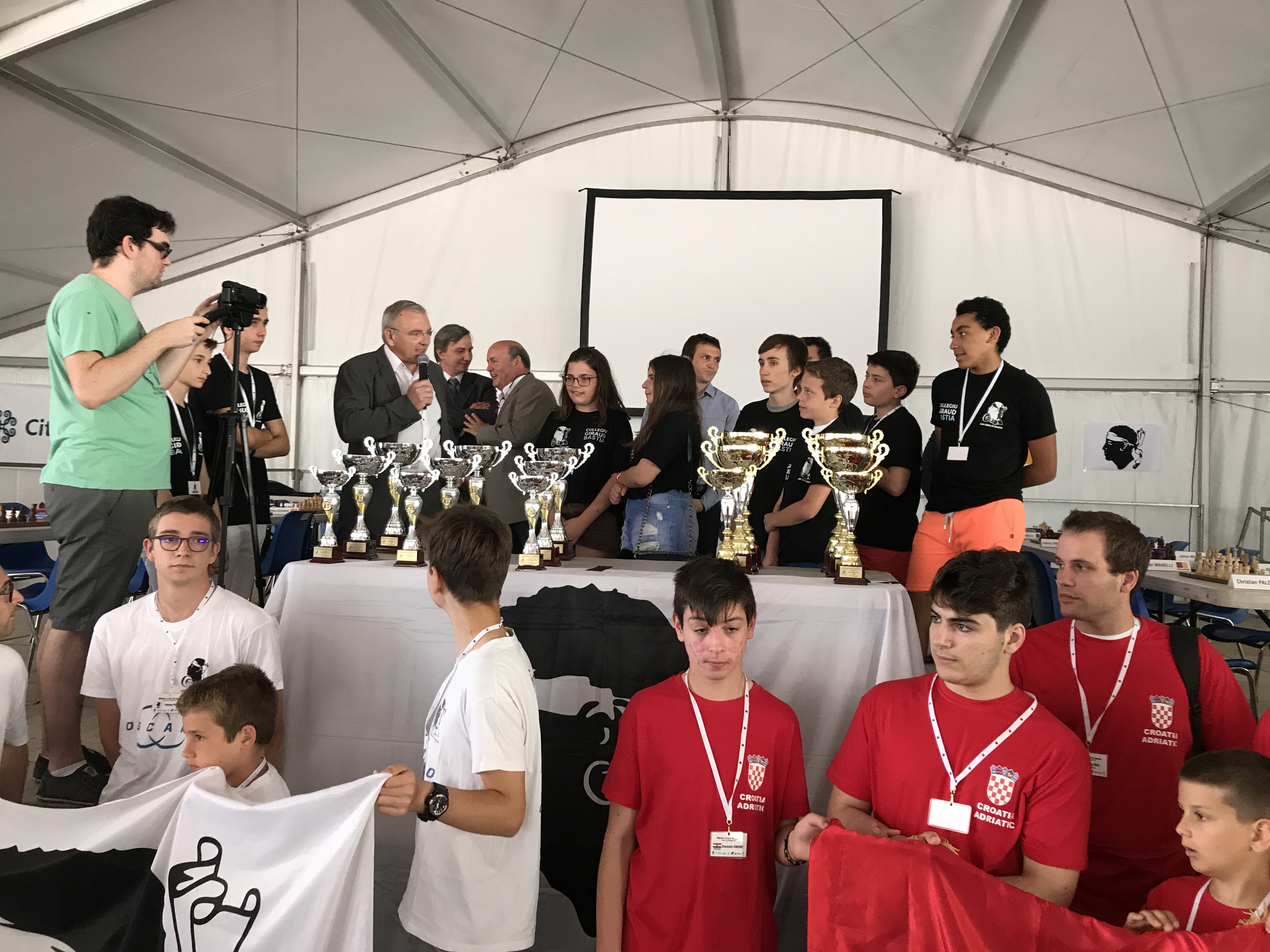 Les champions de France de Giraud ovationnés à Bastia