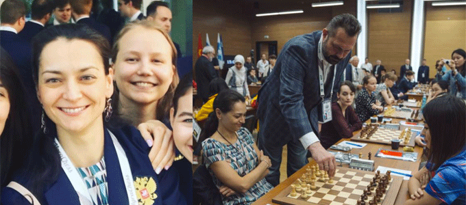 Deux russes championnes du Monde en Corse : Valentina Gunina et Alexandra Kosteniuk