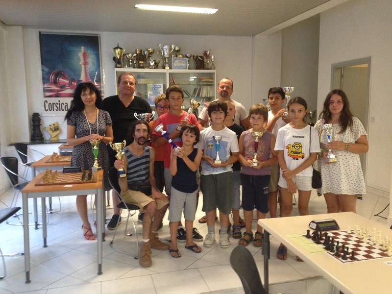 Loïc Ratier-Fontana remporte l'Open d'été du Corsica Chess Club 