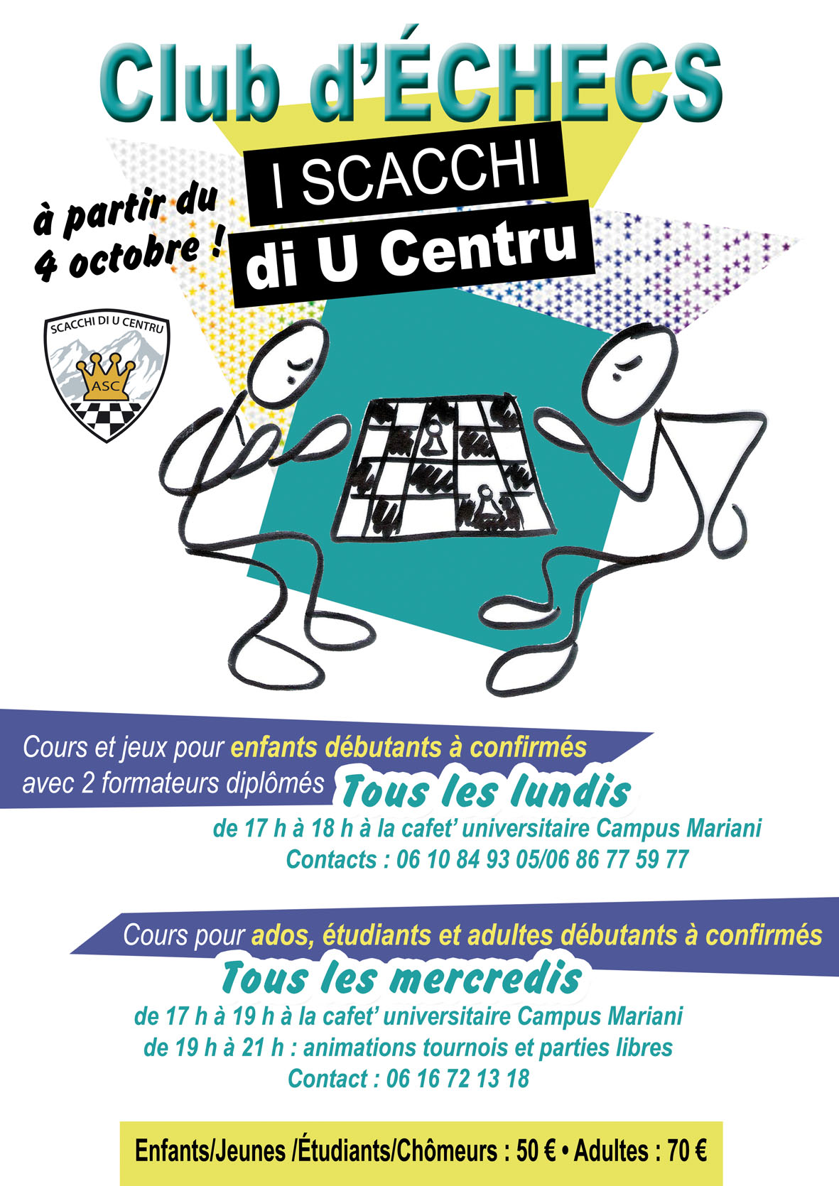 C'est la rentrée pour l'Associu di i Scacchi di u Centru C'est la rentrée pour l'Associu di i Scacchi di u Centru