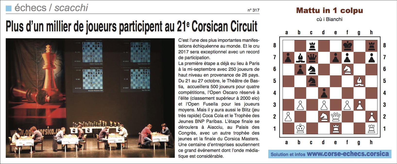 Corse-Matin du 8 octobre 2017