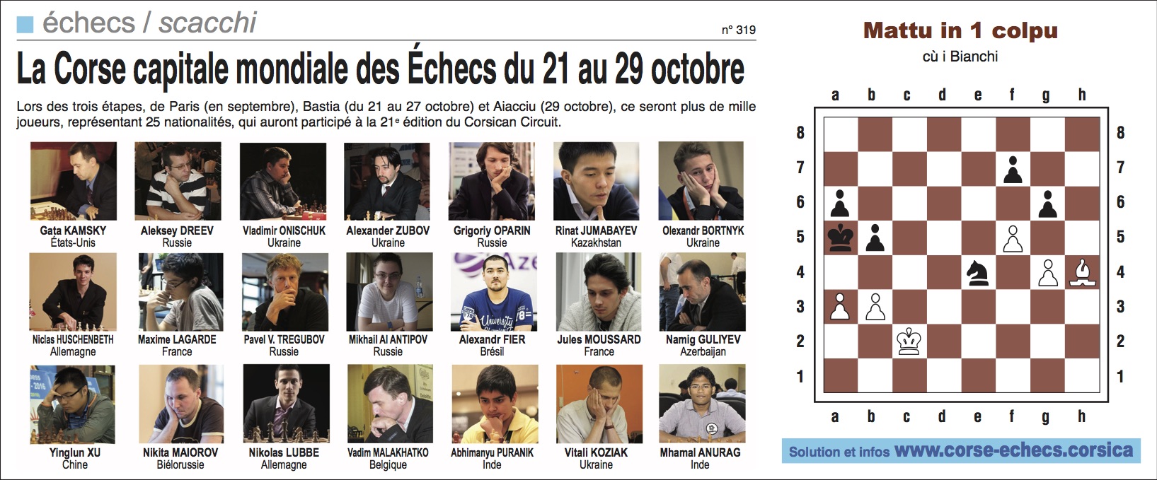 Corse-Matin du 22 octobre 2017