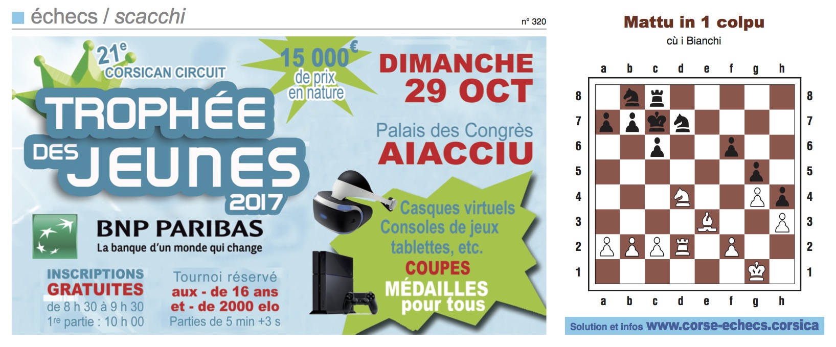 Corse-Matin du 29 octobre 2017