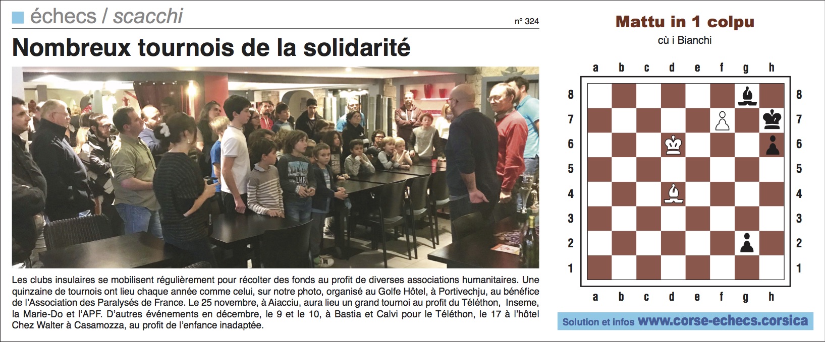 Corse-Matin du 26 novembre 2017