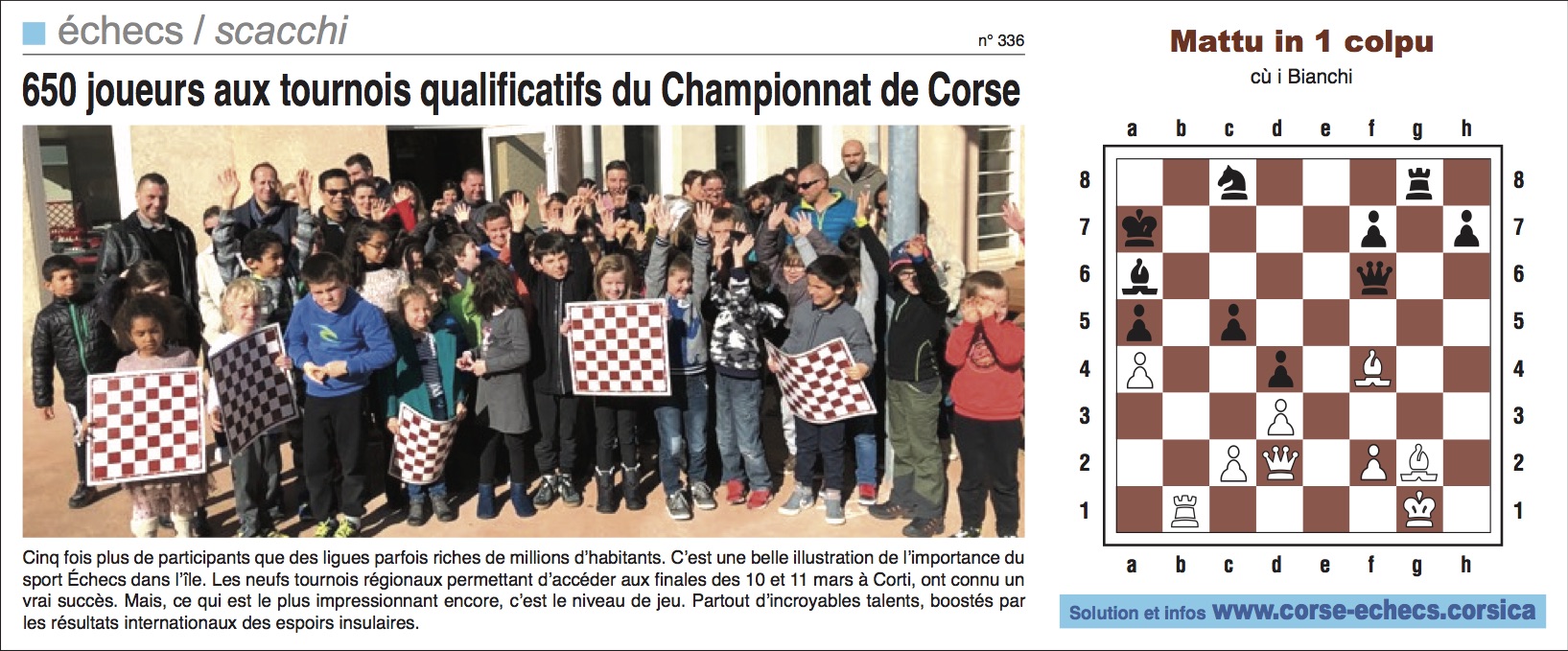 Corse-Matin du 18 février 2018