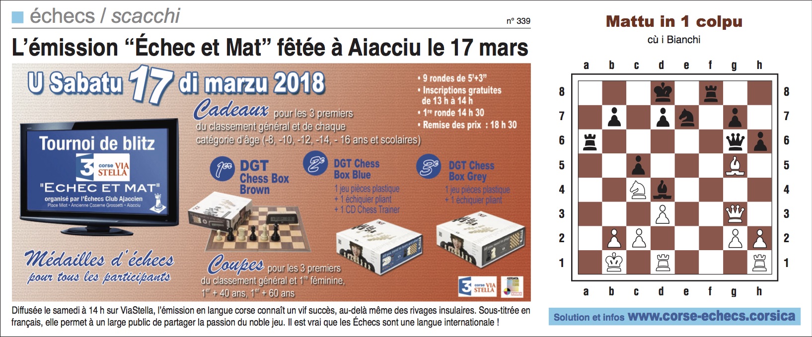 Corse-Matin du 11 mars 2018
