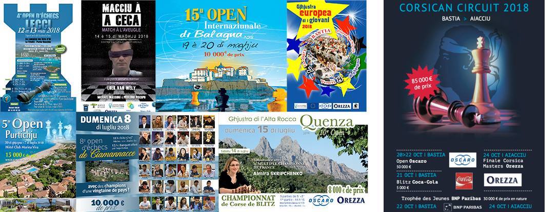 Corsica : 8 international events in 2018