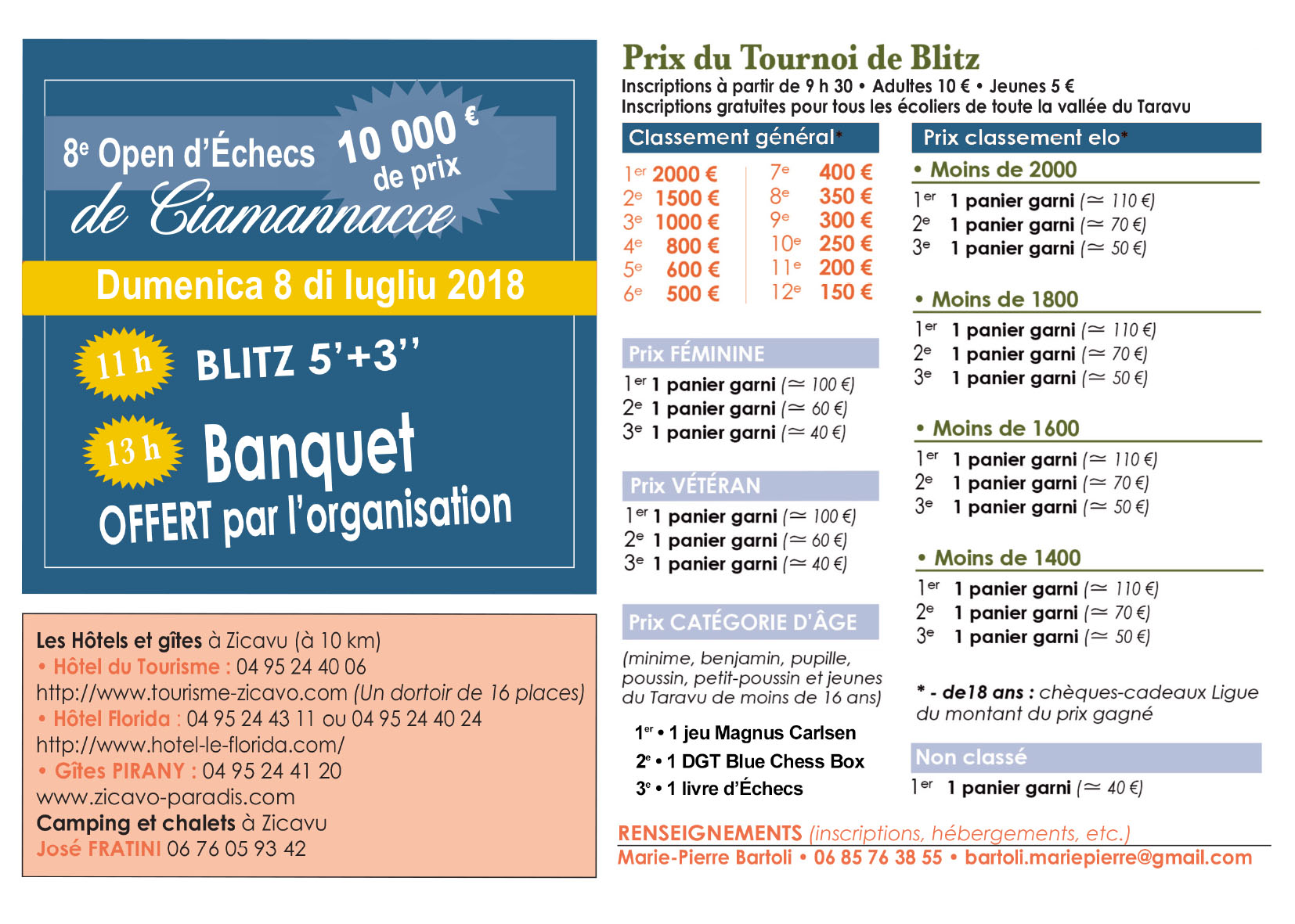 Spectaculaire victoire de Maxime Lagarde au mega Blitz de Ciamannaccia !