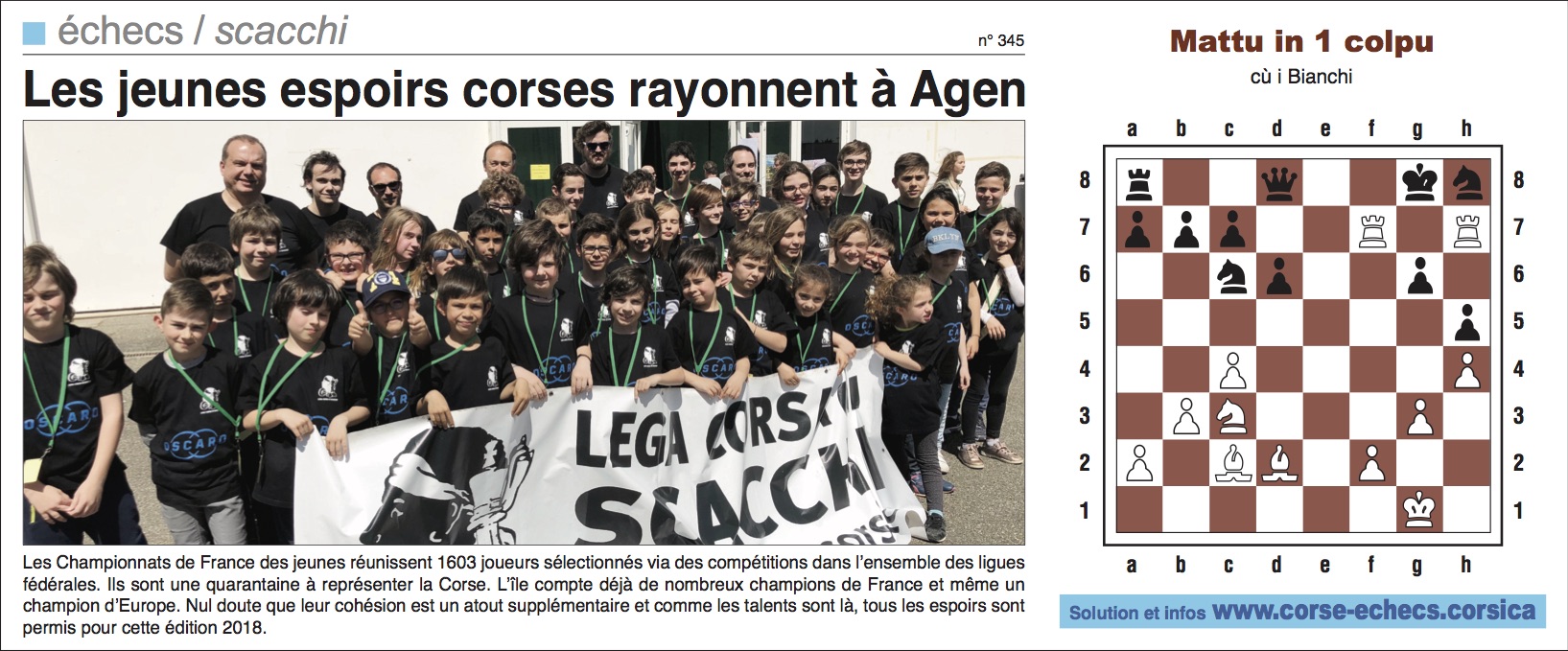 Corse-Matin du 22 avril 2018