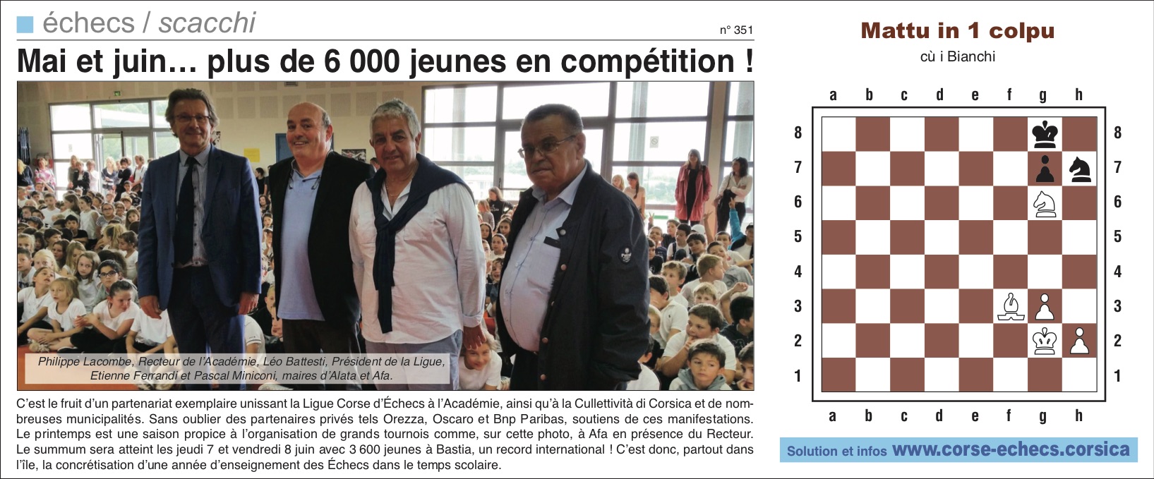 Corse-Matin du 03 juin 2018