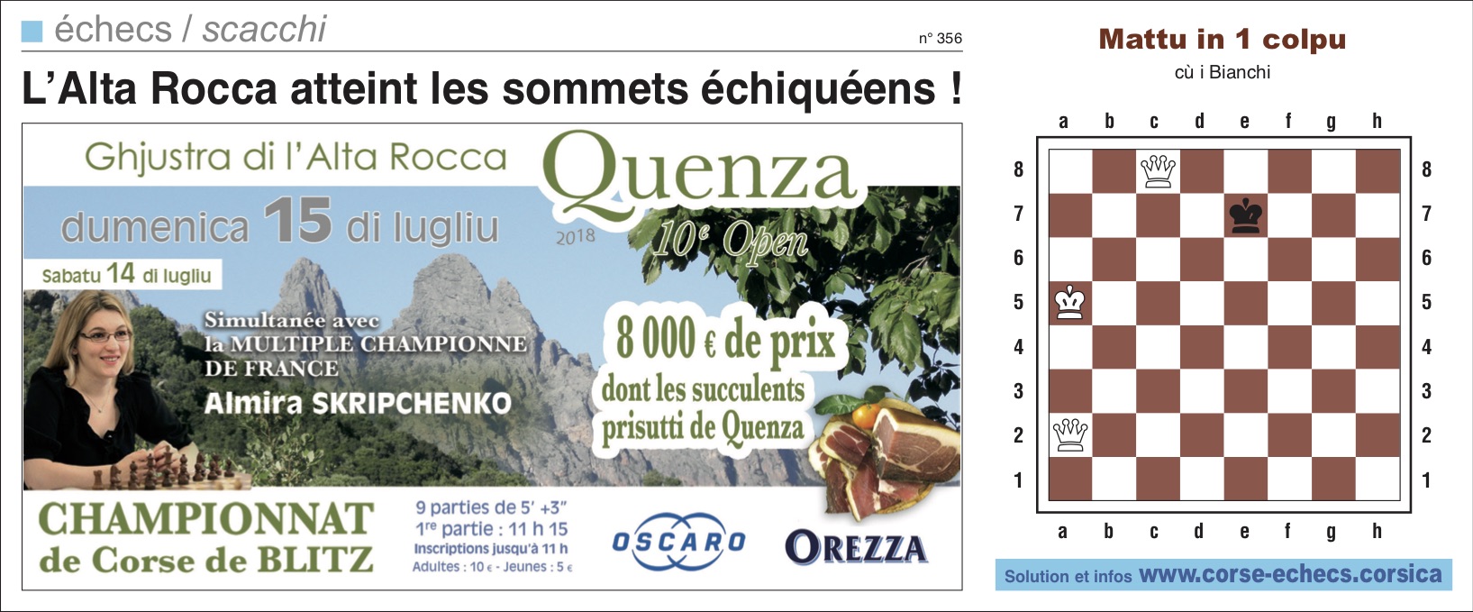 Corse-Matin du 08 juillet 2018
