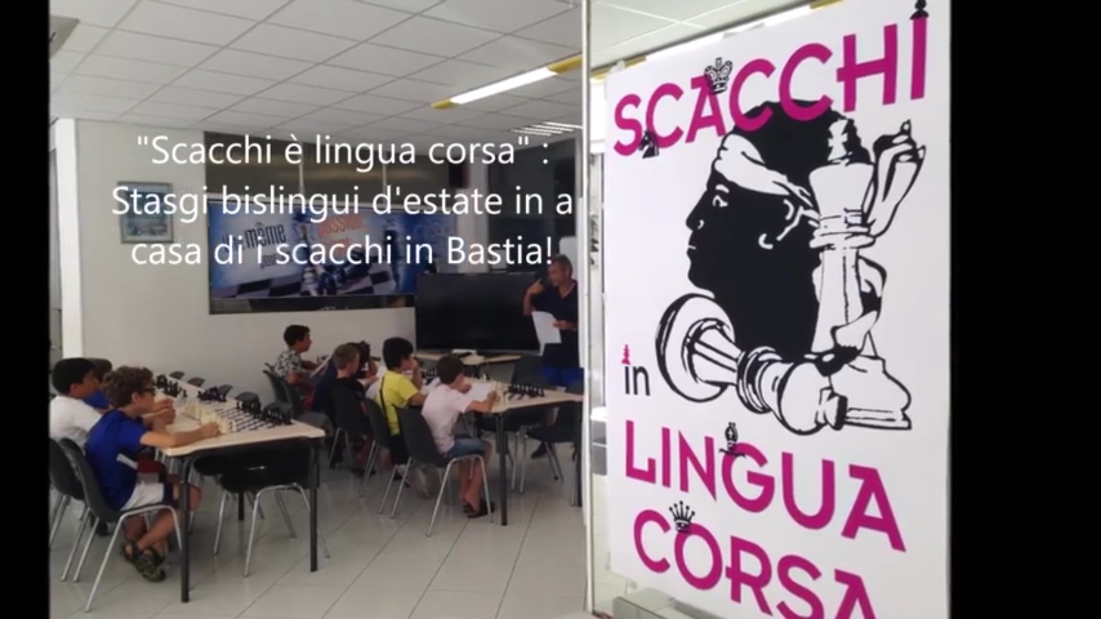 U stasgiu bislingu in « a casa di i scacchi » di Bastia, lugliu 2017