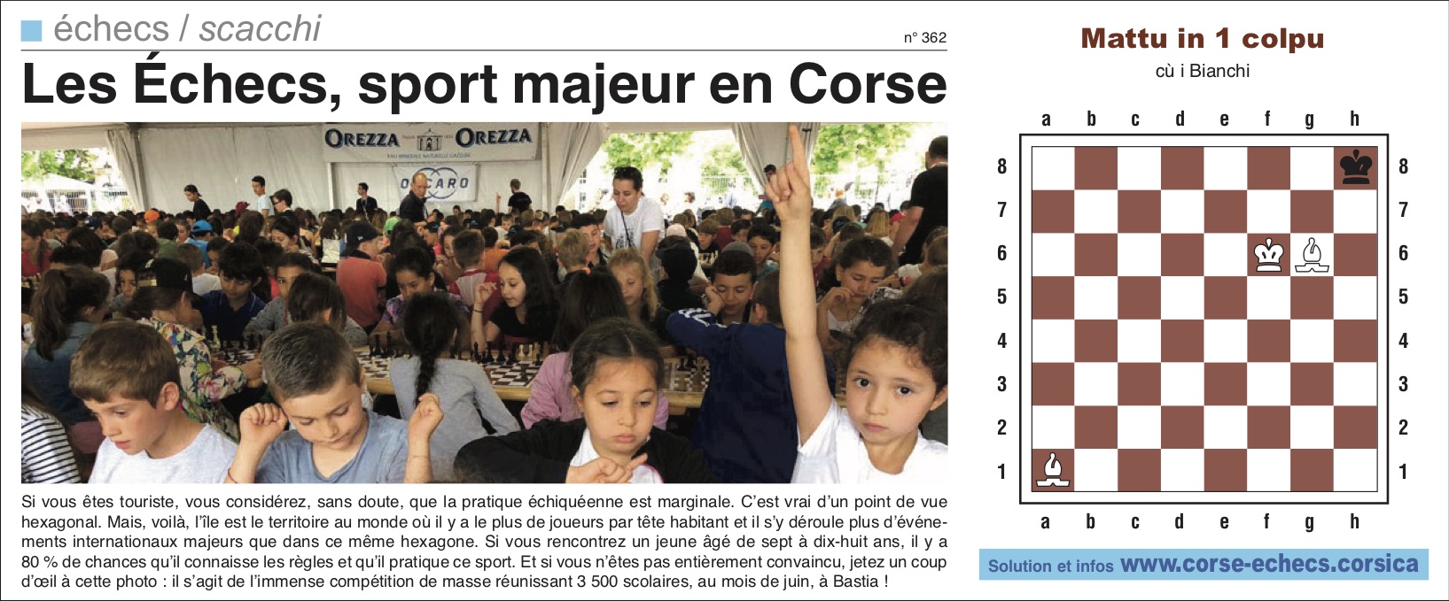 Corse-Matin du 19 août 2018