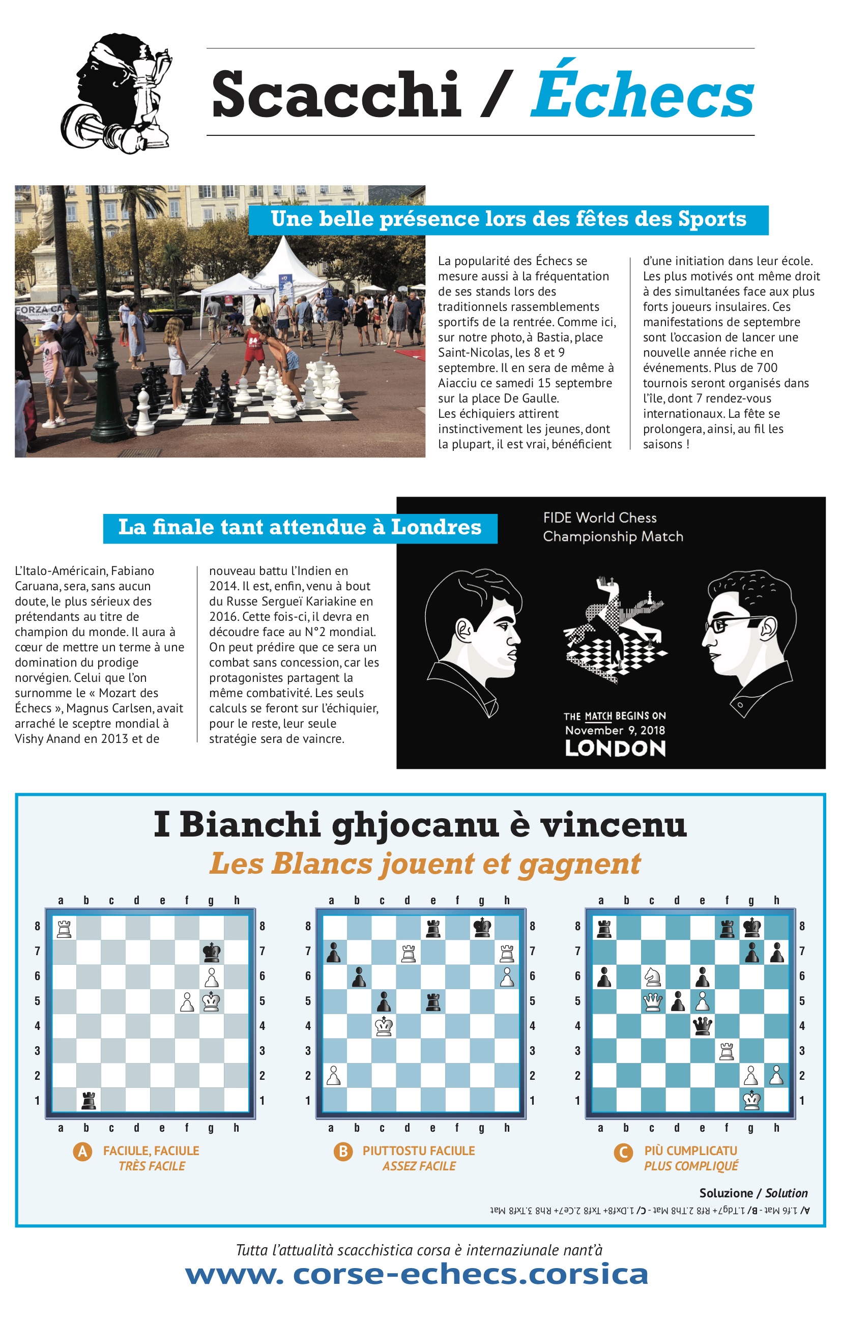 Settimana di u 14 di settembre 2018