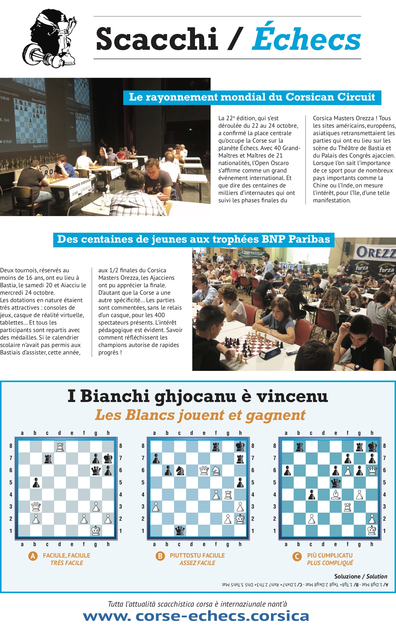 Settimana di u 26 d'ottobre 2018
