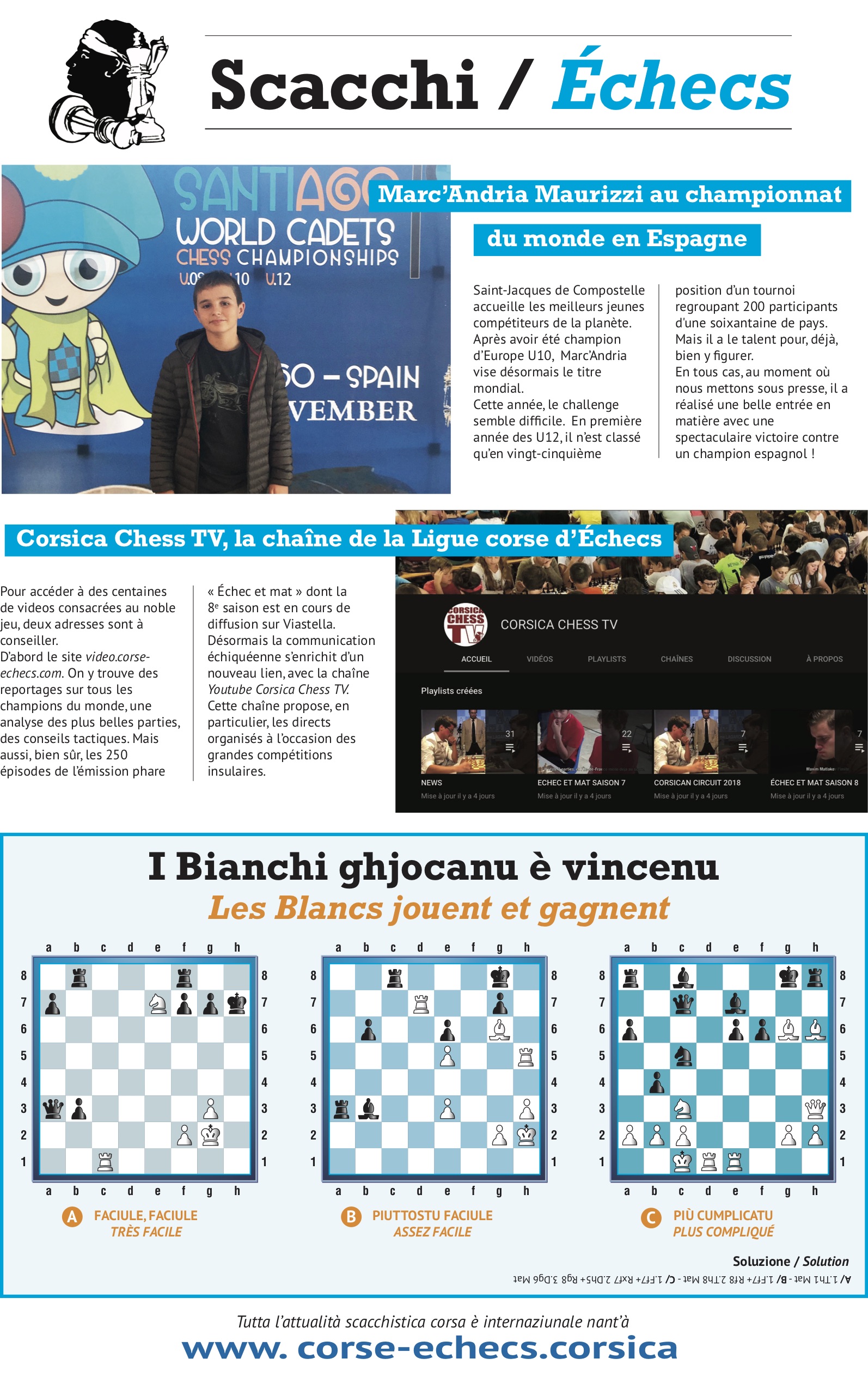 Settimana di u 9 di nuvembre 2018