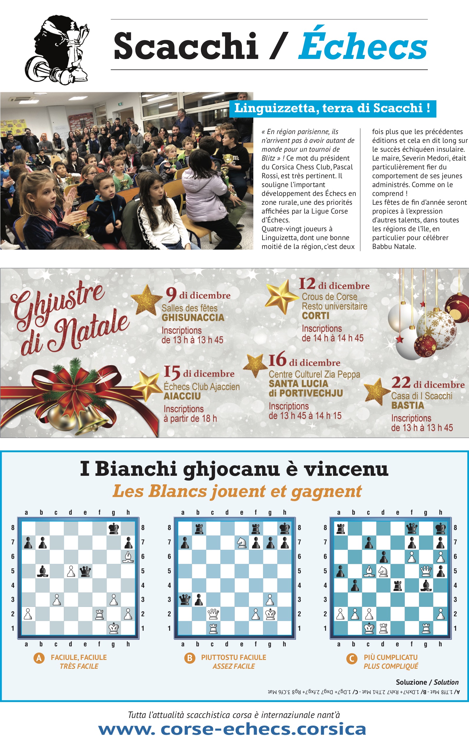 Settimana di u 30 di nuvembre 2018