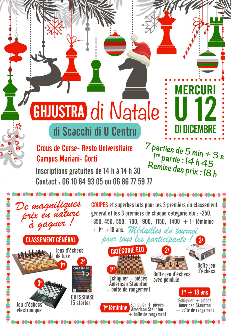 Ghjustre di Natale in tutt'a Corsica !