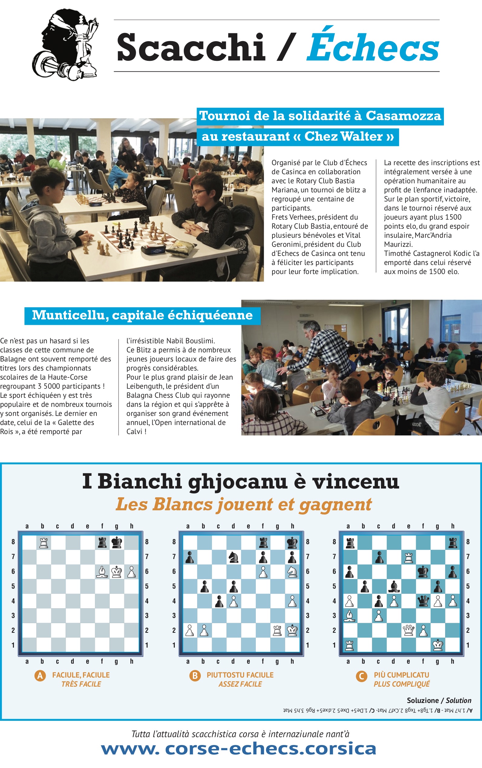 Settimana di u 25 di ghjennaghju 2019