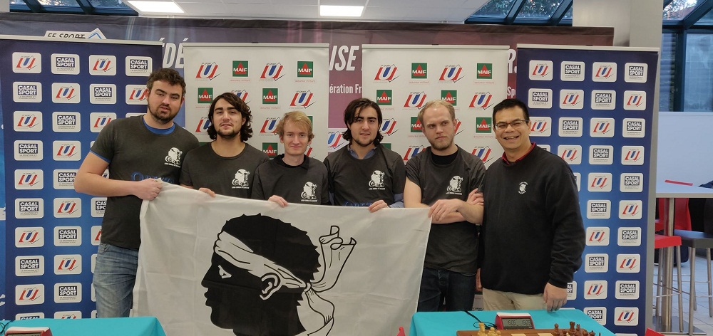 A squadra Corsa: F. Brethes, E. Porsia, P.F. Geronimi, P. Porsia, L. Bedini, A. Vilaisarn