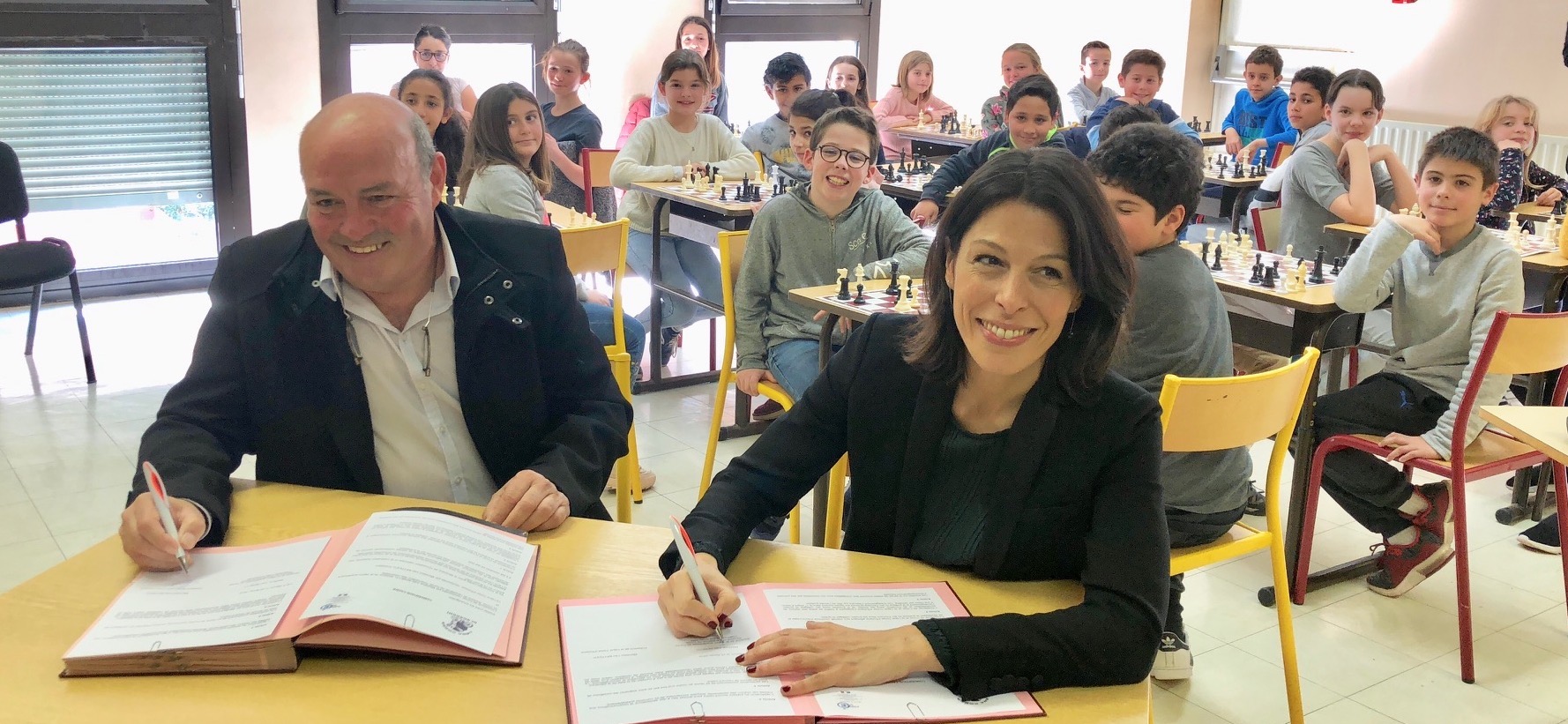 La Rectrice de Corse : "Grâce à ce partenariat nous sommes la première Académie pour l'apprentissage des échecs ! " 