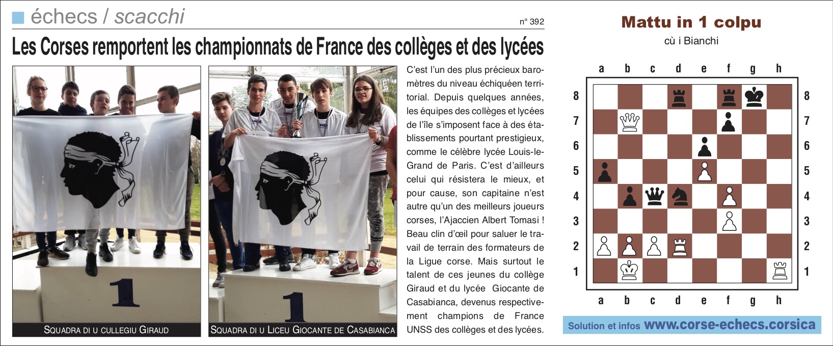 Corse-Matin du 17 mars 2019