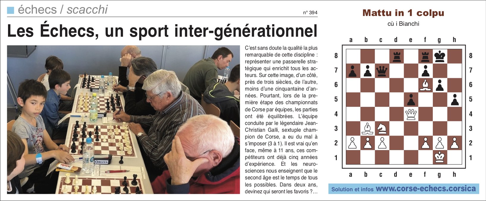 Corse-Matin du 31 mars 2019