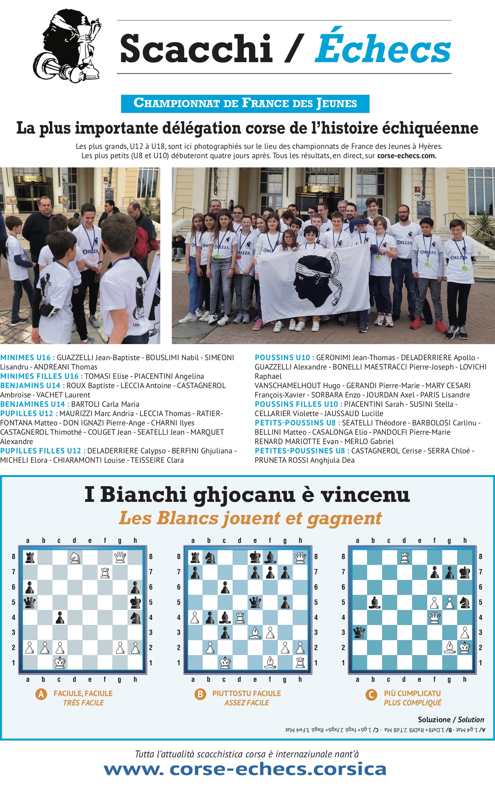Settimana di u 19 d'aprile 2019