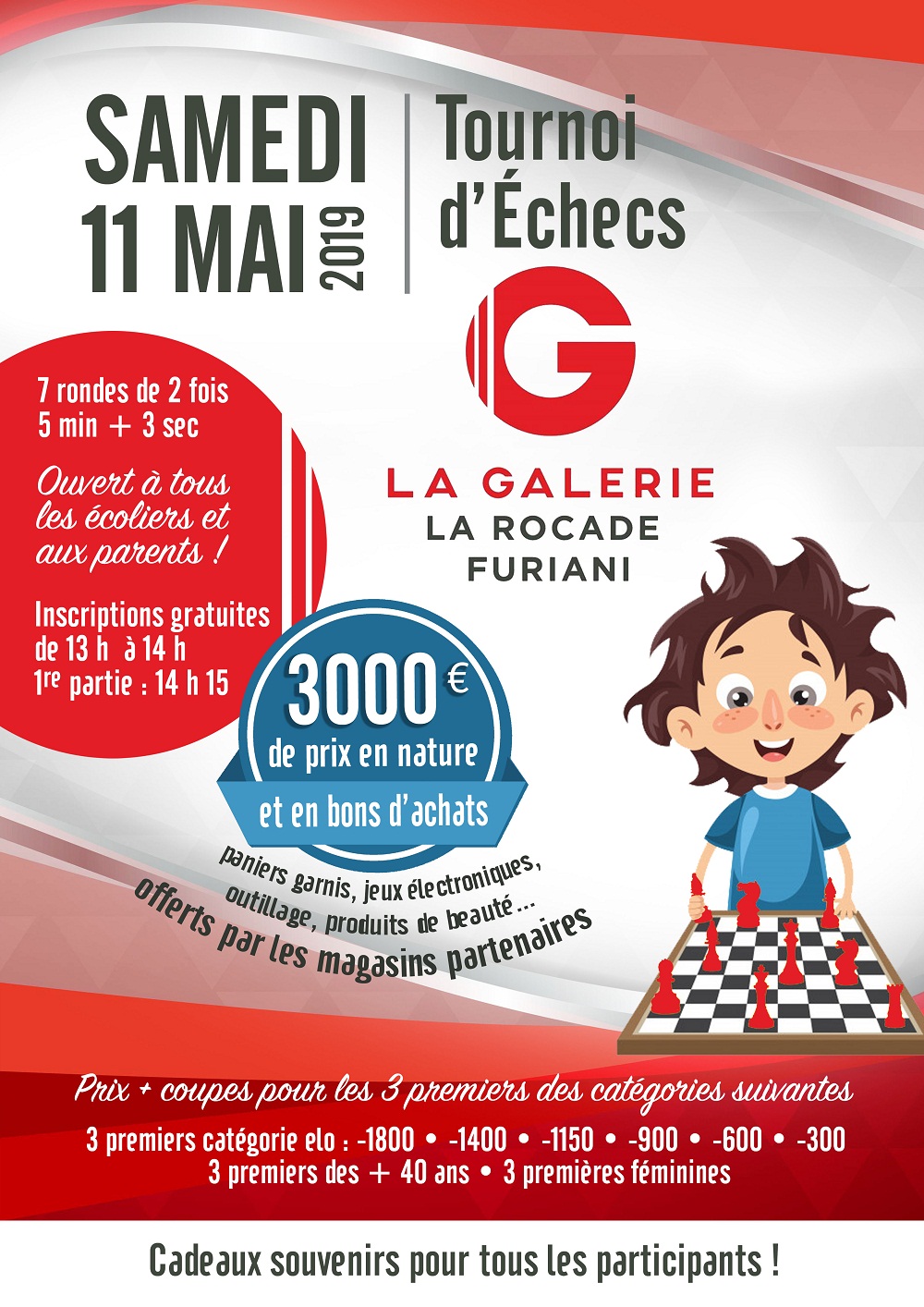 205 joueurs au Blitz Galerie La Rocade à Furiani !