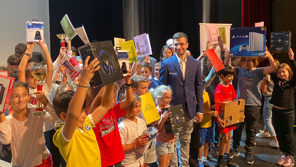 Victoire de Baptiste Roux au trophée BNP Paribas des jeunes d'Aiacciu