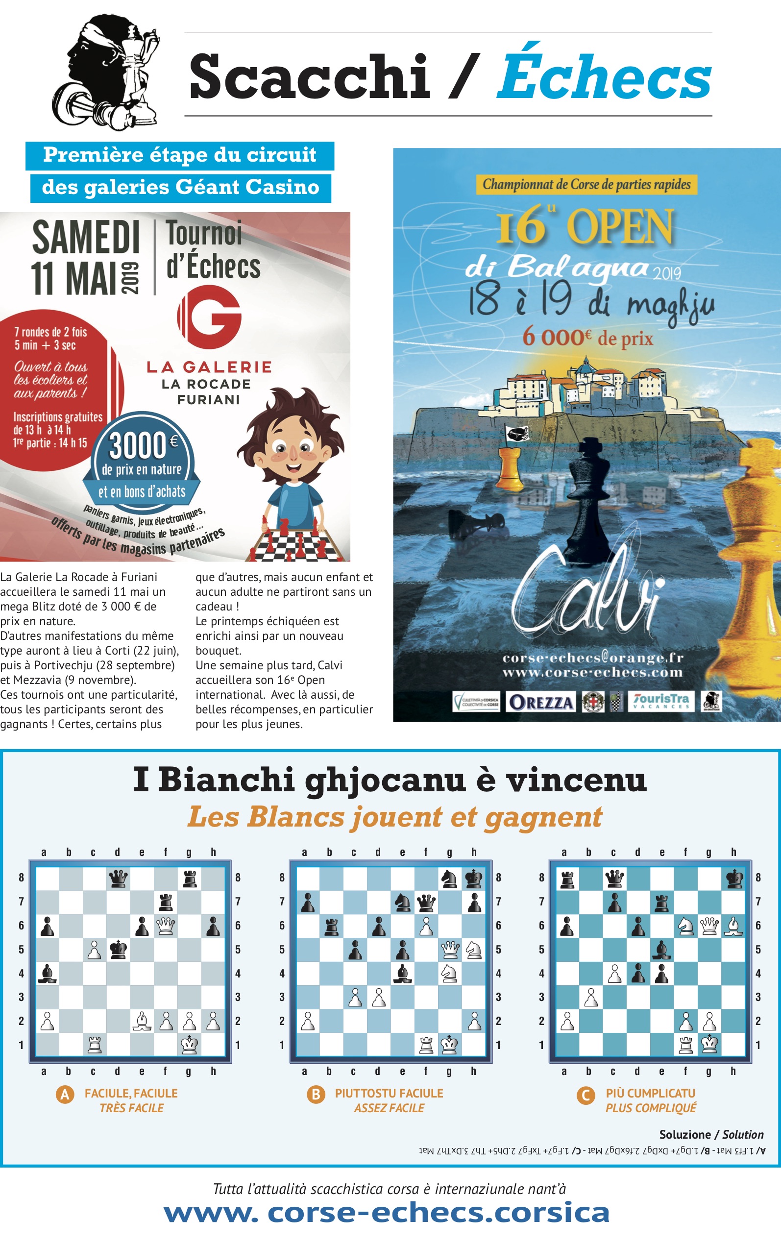 Settimana di u 3 di maghju 2019