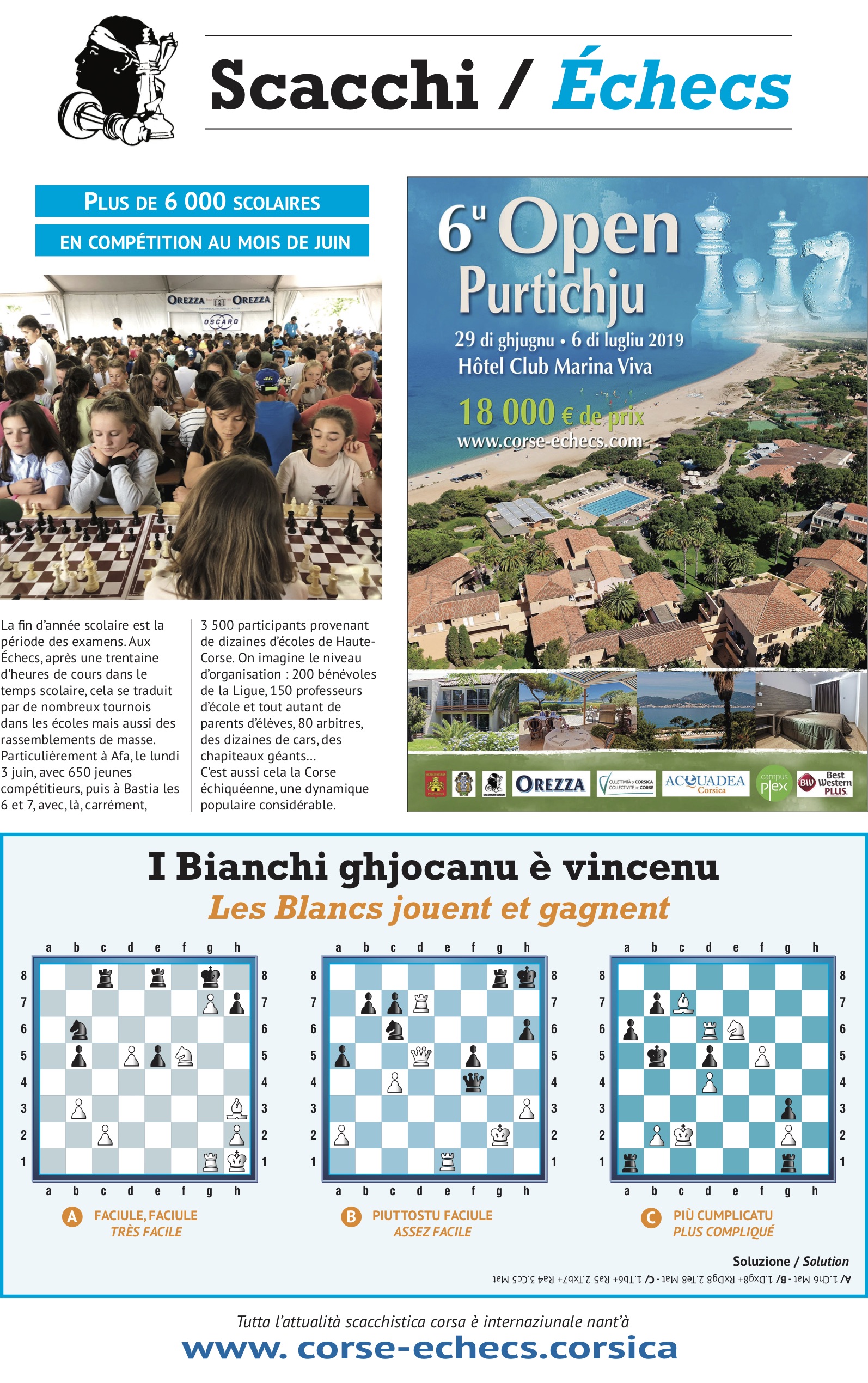 Settimana di u 31 di maghju 2019