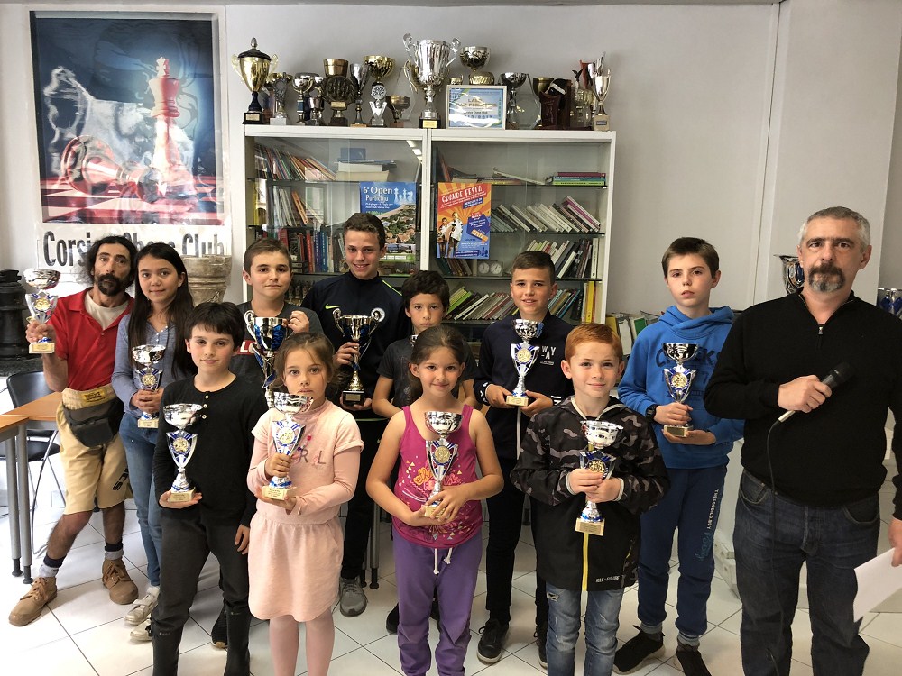 Le Corsica Chess Club fête ses champions !