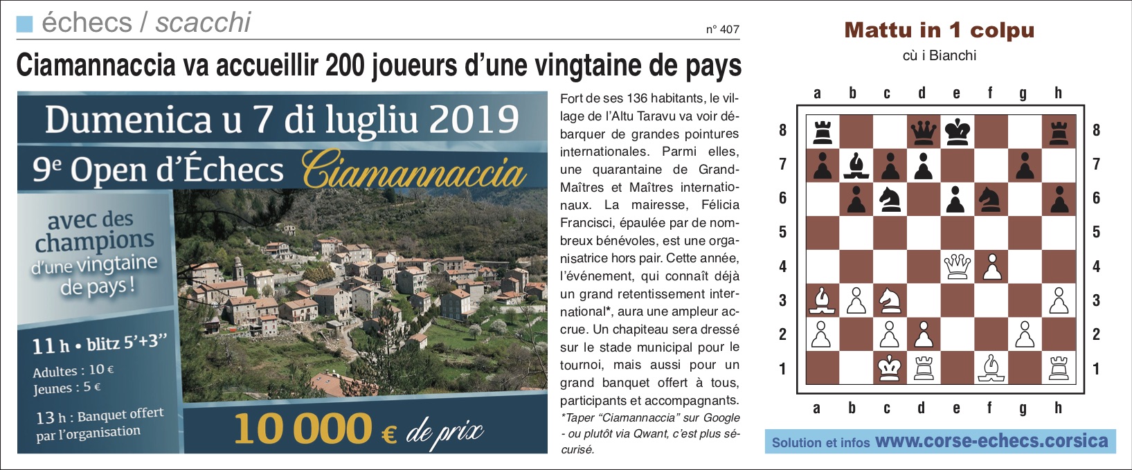 Corse-Matin du 30 juin 2019