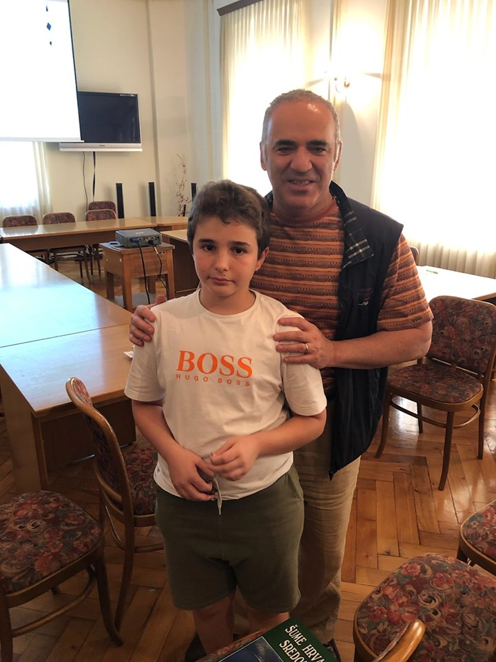 Marc'Andria Maurizzi entrainé par Kasparov