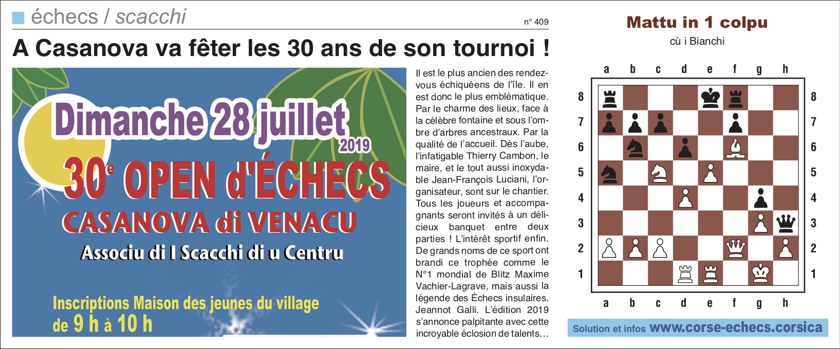 Corse-Matin du 14 juillet 2019