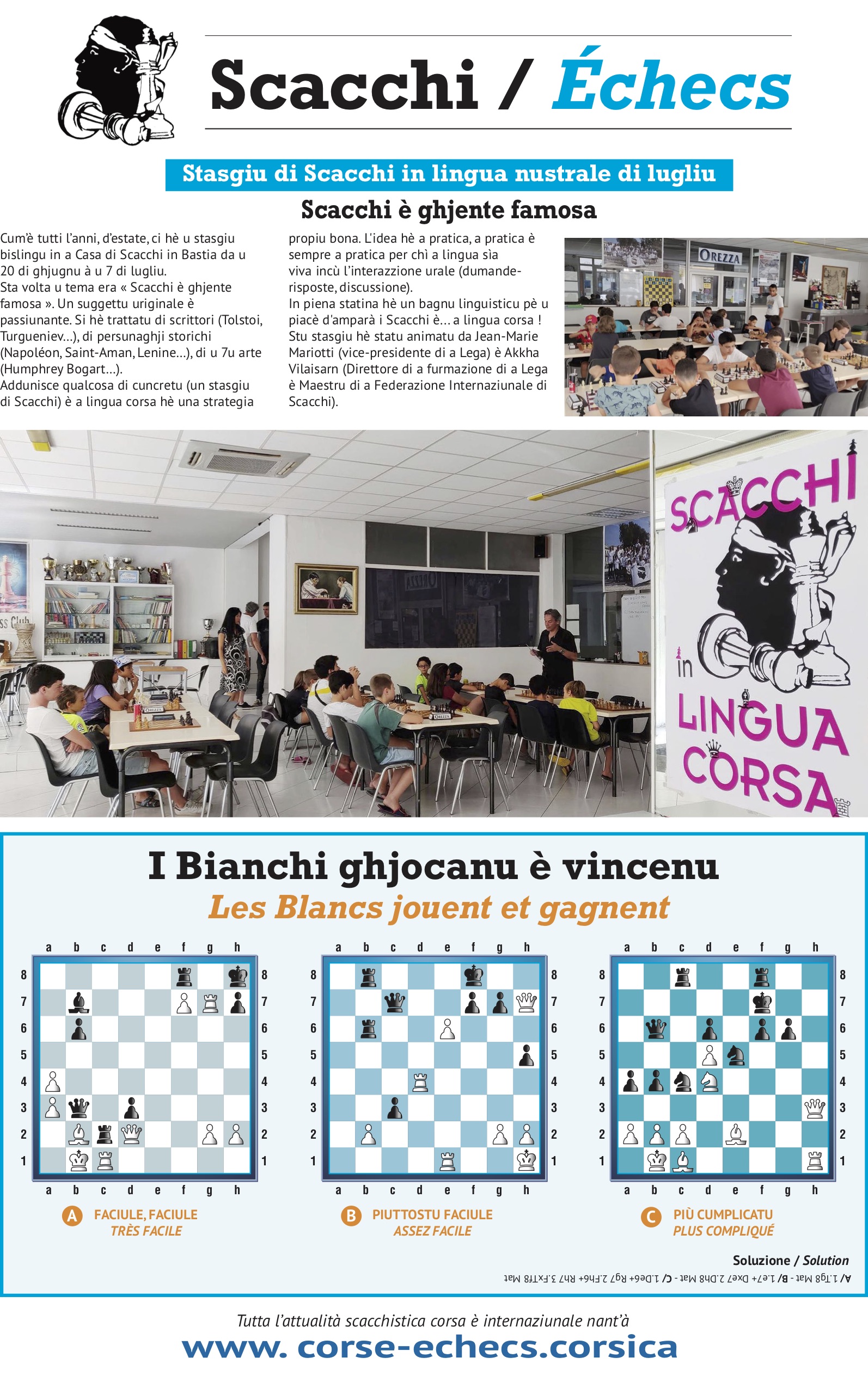Settimana di u 26 di lugliu 2019