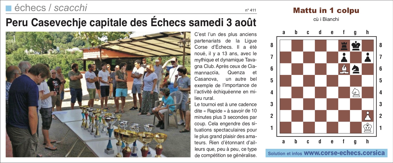 Corse-Matin du 28 juillet 2019